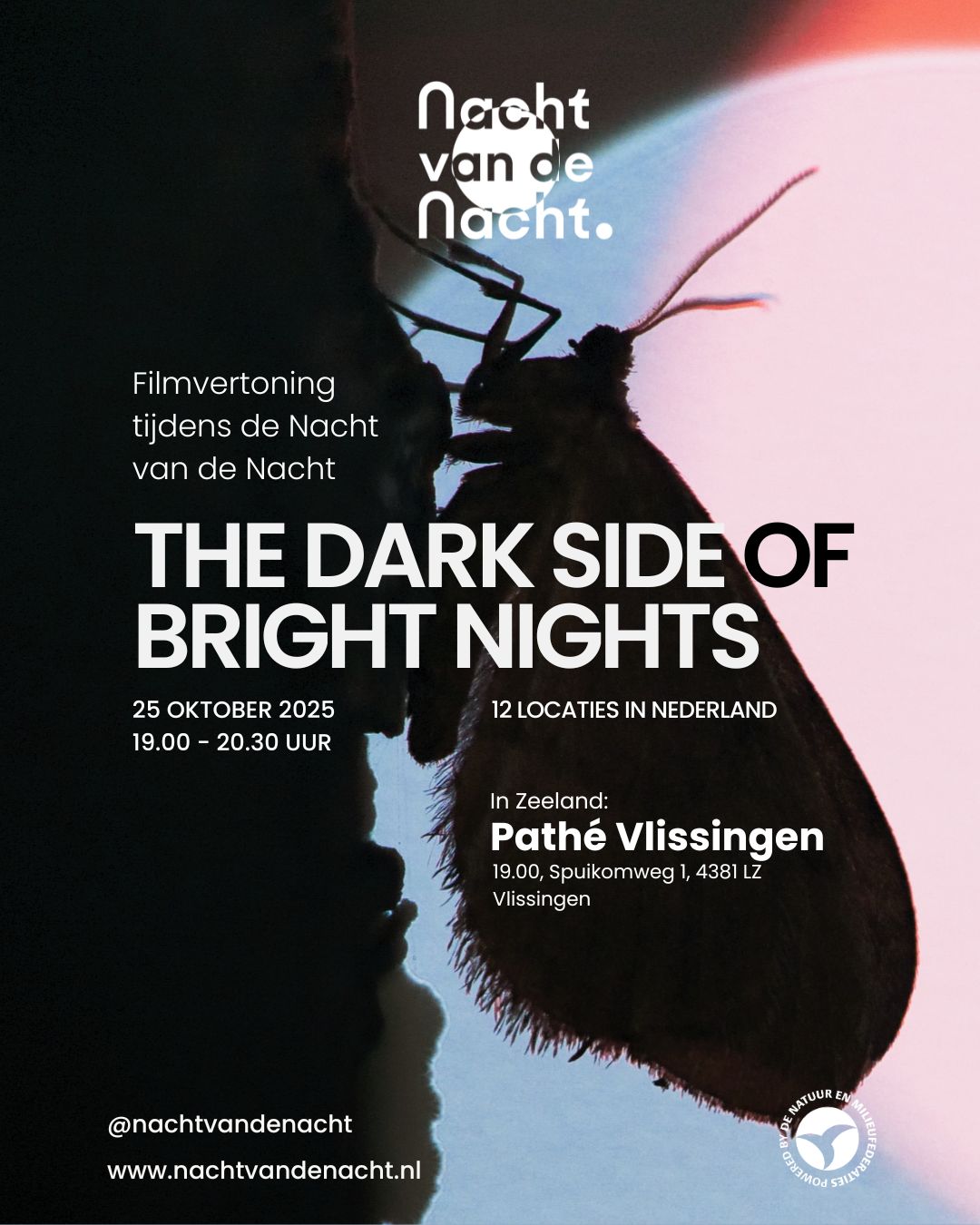 Licht uit, Nacht aan op Nacht van de Nacht filmvertoning in Pathé Vlissingen